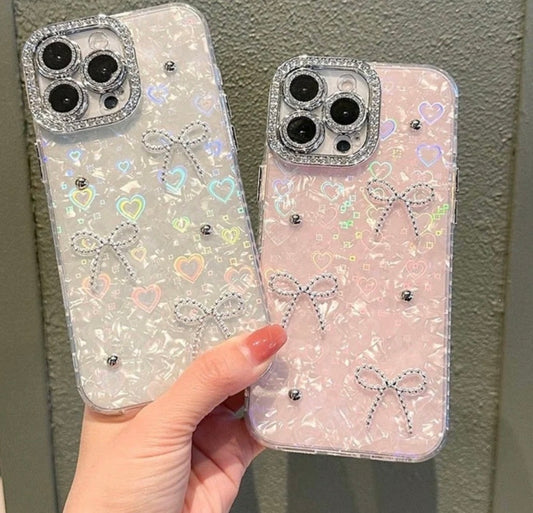 Glimmering Ribbon Stone Case