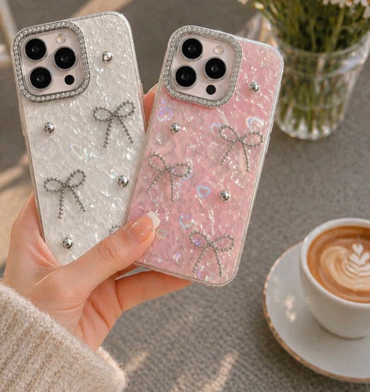 Glimmering Ribbon Stone Case